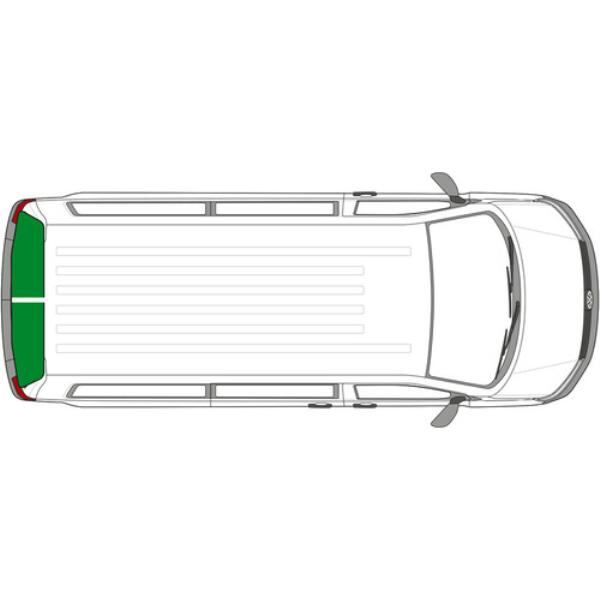 Kompletná termoklonová interiérová súprava Carbest pre Renault Trafic II/III variant 2-dielna sada len pre zadne dvere pre Renault Trafic (2015 – ...)
