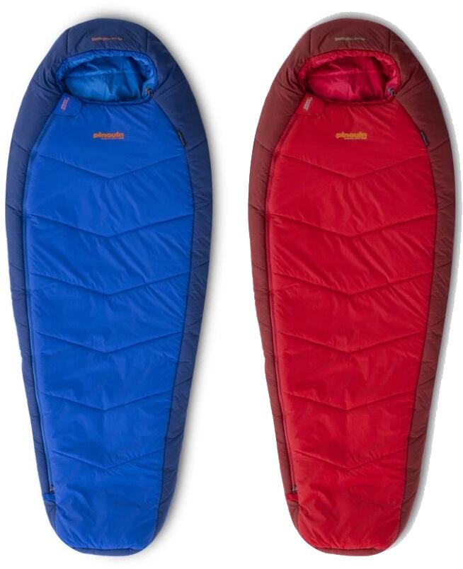 Detský spací vak Pinguin Comfort Junior PFM 150 cm farba červená orientácia zips vľavo