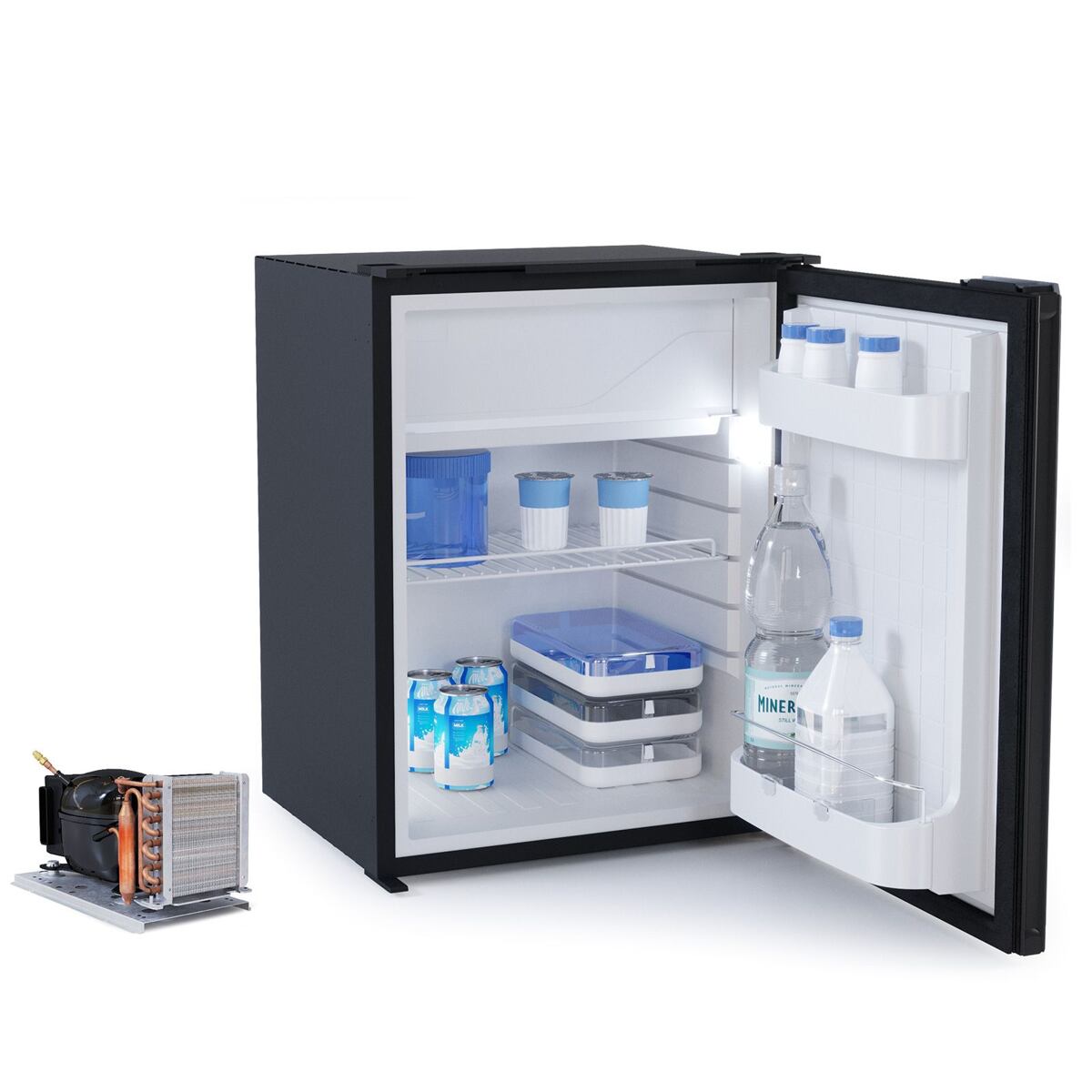 Vitrifrigo C75L CHR vstavaná autochladnička, 51 l, čierna