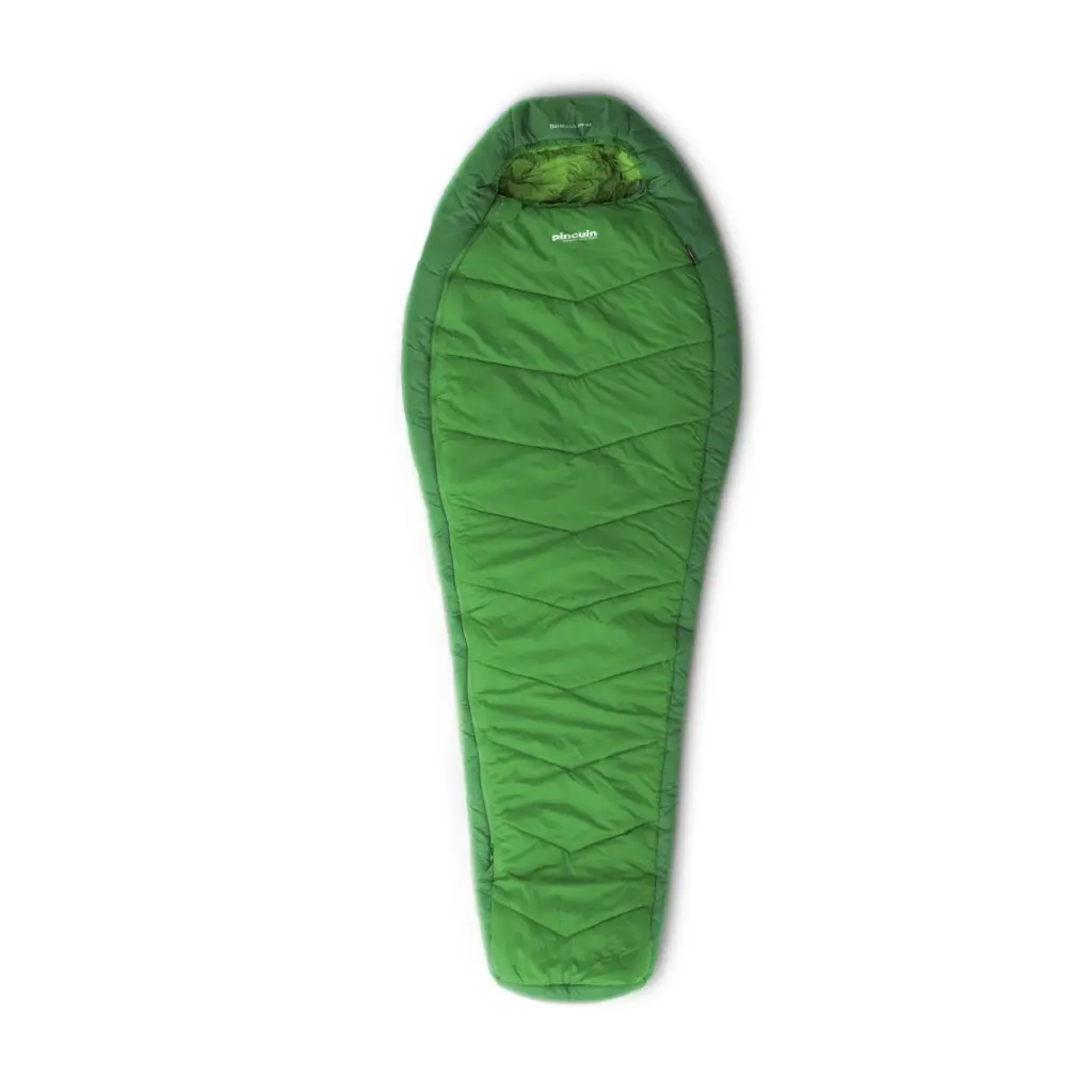 Spacák Pinguin Mistral PFM 175 cm farba zelená orientácia zips vpravo