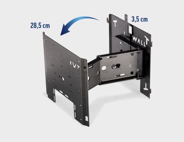 Slim Mount 290 - nastaviteľná vzdialenosť od steny